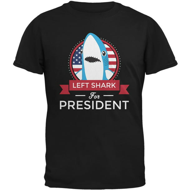 Left Shark for President Black Youth T-Shirt
